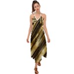 Gold Rush Halter Tie Back Dress 