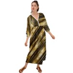 Gold Rush Grecian Style  Maxi Dress