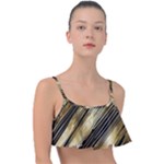 Gold Rush Frill Bikini Top