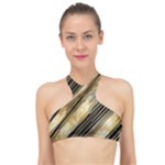 Gold Rush High Neck Bikini Top