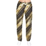 Gold Rush Women Velvet Drawstring Pants