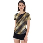 Gold Rush Back Cut Out Sport T-Shirt