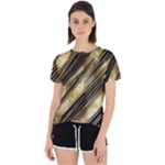 Gold Rush Open Back Sport T-Shirt