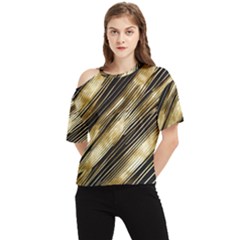 One Shoulder Cut Out T-Shirt 