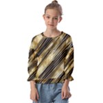 Gold Rush Kids  Cuff Sleeve Top