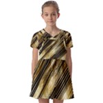 Gold Rush Kids  Short Sleeve Pinafore Style Dress