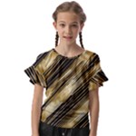 Gold Rush Kids  Cut Out Flutter Sleeves