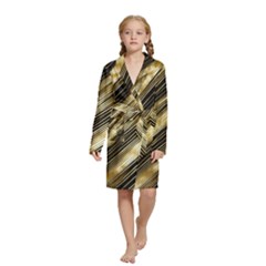 Gold Rush Kids  Long Sleeve Velvet Lounge Robe from ArtsNow.com