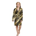 Kids  Long Sleeve Velvet Lounge Robe 