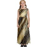 Gold Rush Kids  Satin Sleeveless Maxi Dress