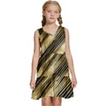 Gold Rush Kids  Sleeveless Tiered Mini Dress