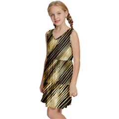 Kids  Sleeveless Tiered Mini Dress 