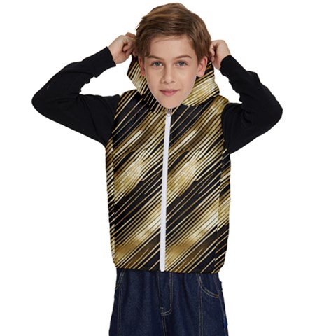 Gold Rush Kids  Stylish Hooded Puffer Vest from ArtsNow.com