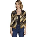 Gold Rush Women s Casual 3/4 Sleeve Spring Jacket