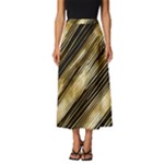 Gold Rush Classic Midi Chiffon Skirt