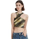 Gold Rush Cut Out Top