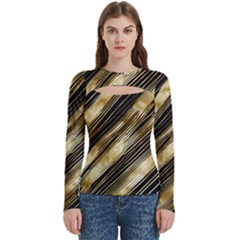 Gold Rush Women s Cut Out Long Sleeve T