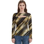 Gold Rush Women s Cut Out Long Sleeve T-Shirt