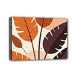 Leaves Boho Monster Nature Mini Canvas 7  x 5  (Stretched)