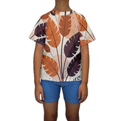 Kids  Short Sleeve Swimwear 