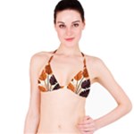 Leaves Boho Monster Nature Classic Bikini Top