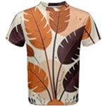 Leaves Boho Monster Nature Men s Cotton T-Shirt