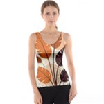 Leaves Boho Monster Nature Women s Basic Tank Top