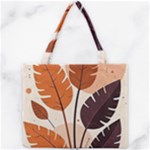 Leaves Boho Monster Nature Mini Tote Bag