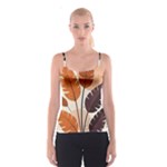 Leaves Boho Monster Nature Spaghetti Strap Top