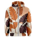 Leaves Boho Monster Nature Men s Zipper Hoodie