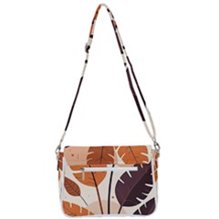 Shoulder Bag with Back Zipper 