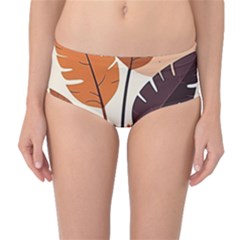 Mid-Waist Bikini Bottoms 