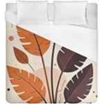 Leaves Boho Monster Nature Duvet Cover (King Size)