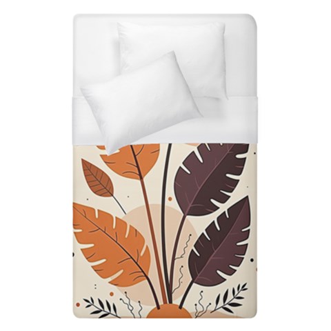 Leaves Boho Monster Nature Duvet Cover (Single Size) from ArtsNow.com