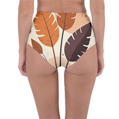 Reversible High-Waist Bikini Bottoms 