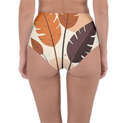 Reversible High-Waist Bikini Bottoms 