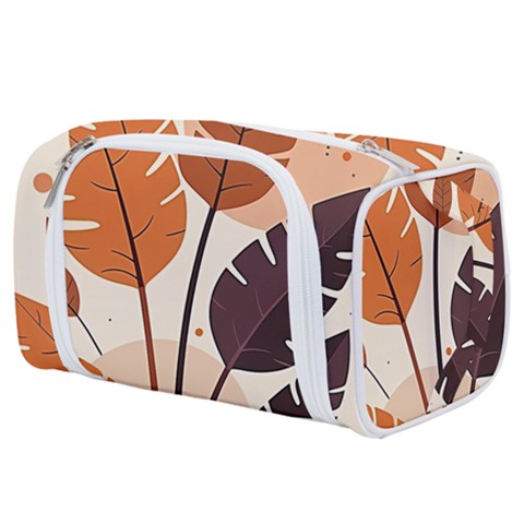 Leaves Boho Monster Nature Toiletries Pouch from ArtsNow.com