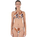 Leaves Boho Monster Nature Perfectly Cut Out Bikini Set