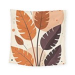 Leaves Boho Monster Nature Square Tapestry (Small)