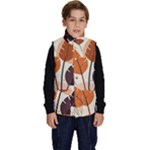 Leaves Boho Monster Nature Kid s Button Up Puffer Vest