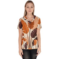 Women s V-Neck Scrub Top 