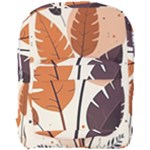 Leaves Boho Monster Nature Full Print Backpack