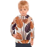 Leaves Boho Monster Nature Kids  Hooded Pullover