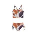 Leaves Boho Monster Nature Girls  Tankini Swimsuit