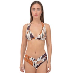 Double Strap Halter Bikini Set 