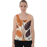 Leaves Boho Monster Nature Velvet Tank Top