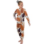 Leaves Boho Monster Nature Kids  Long Sleeve Set 