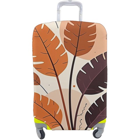 Leaves Boho Monster Nature Luggage Cover (Large) from ArtsNow.com