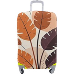 Leaves Boho Monster Nature Luggage Cover (Large) from ArtsNow.com