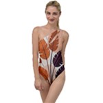 Leaves Boho Monster Nature To One Side Swimsuit